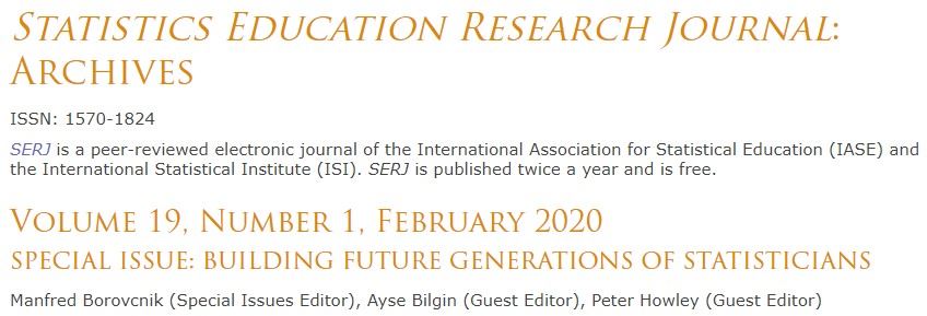 SERJ Website - Special Issue 'Building Future Generations of Statisticians'